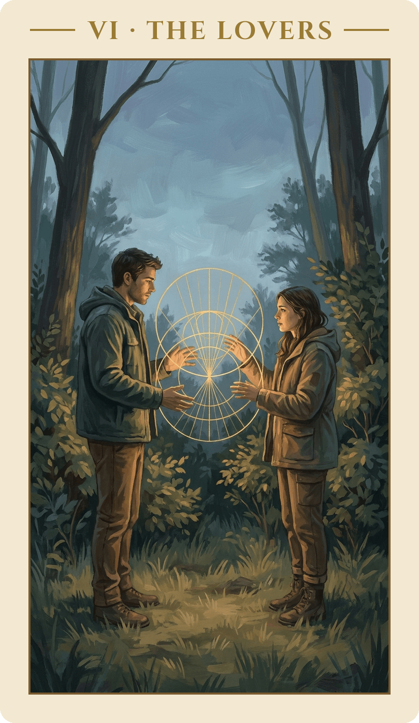 The Lovers — Mortal Geometry deck
